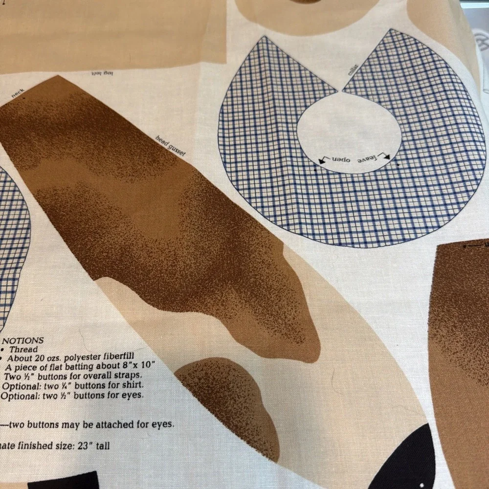 VIP Cranston Prints Works Cut & Sew Cotton fabric panel Country Dog 60